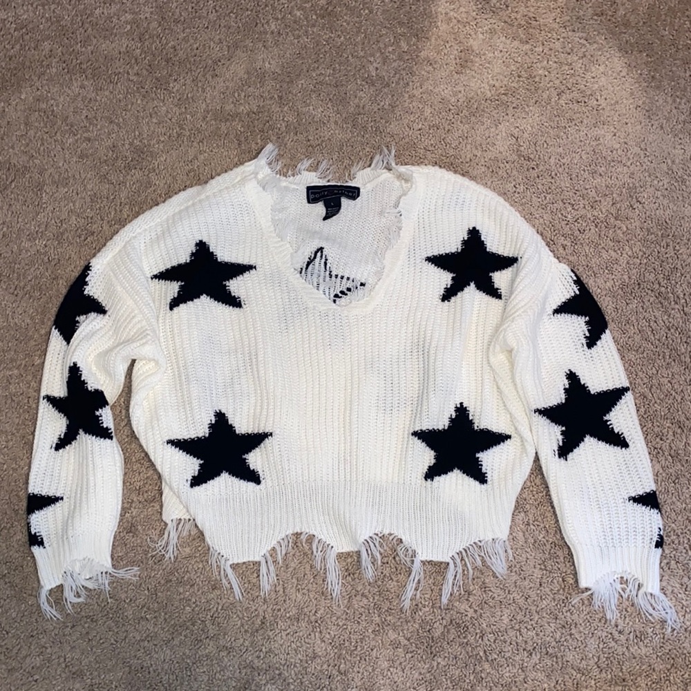 Polly&Esther Size Large Star Sweater!! ⭐️🤩